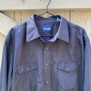 Vintage Wrangler Pearl Snap Button Down Shirt